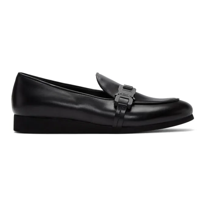 1017 ALYX 9SM Black St. Marks Buckle Loafers