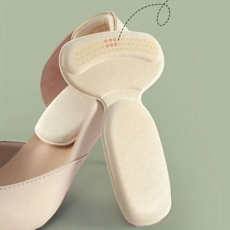 Adjustable Heel Pads for High Heels, 4 Pairs