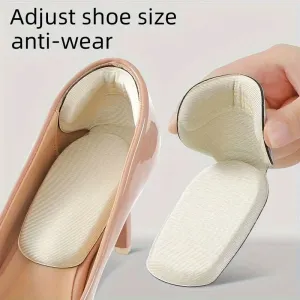Adjustable Heel Pads for High Heels, 4 Pairs