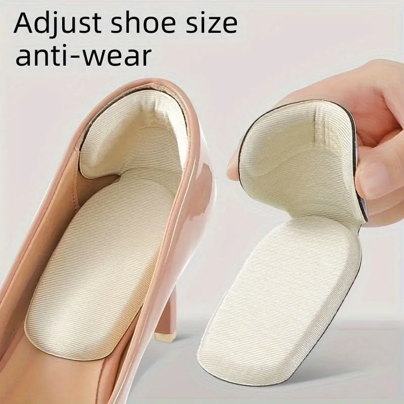 Adjustable Heel Pads for High Heels, 4 Pairs