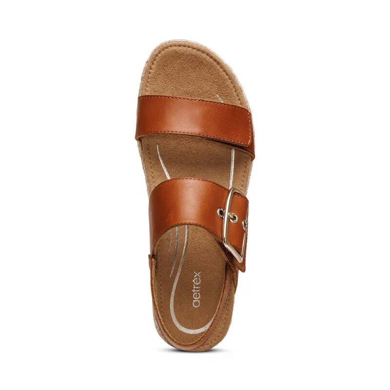Aetrex Vania Arch Support Platform Sandal Women's