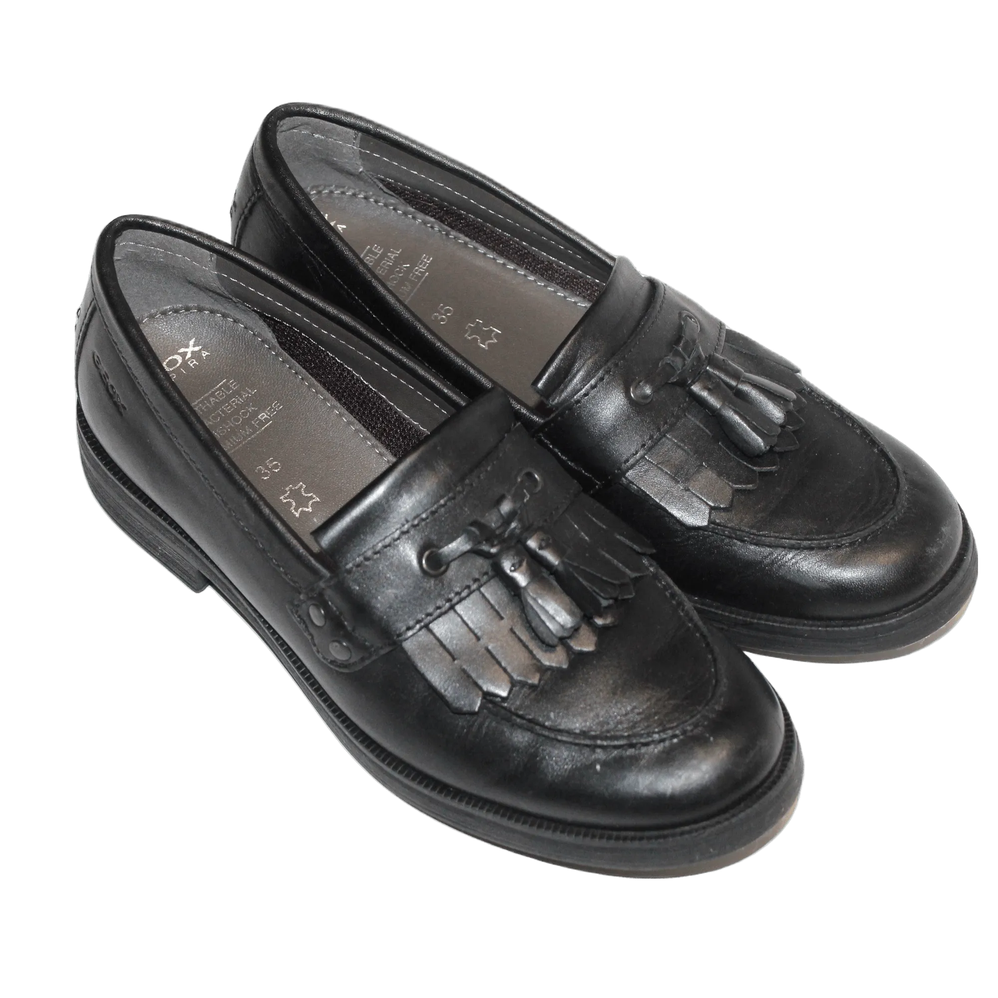 Agata Black Loafers