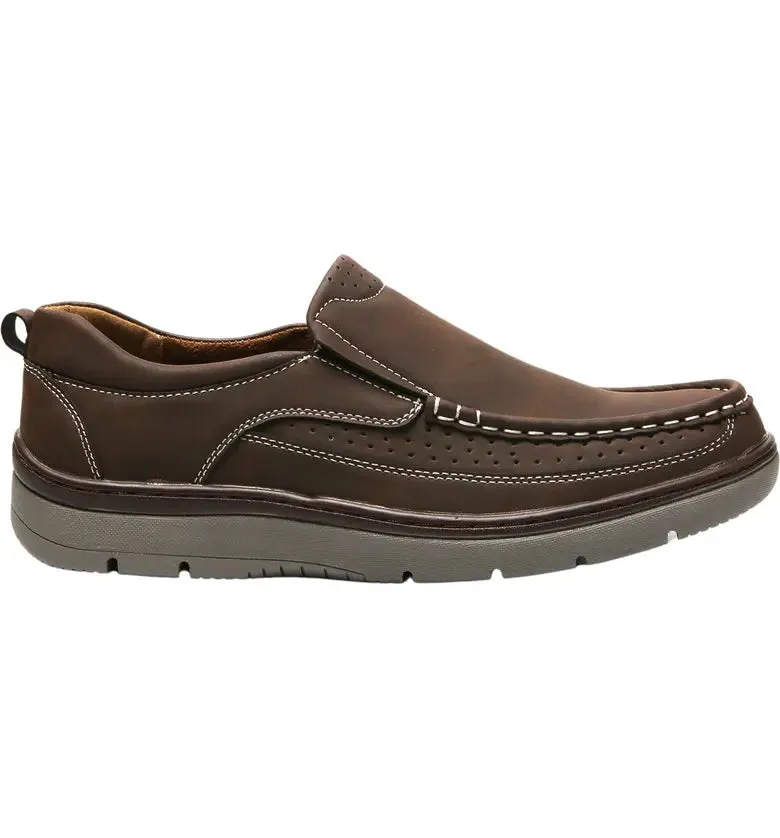 Aston Marc Mens Slip On Comfort Loafer  Color Brown Size 8M