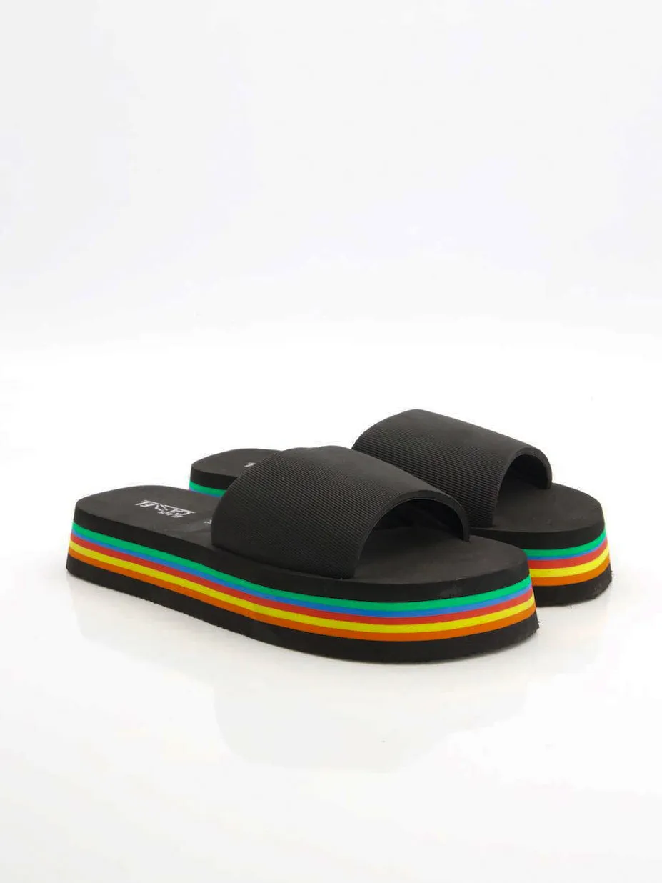 Black Camel Comfort Slide-Black-BR14242