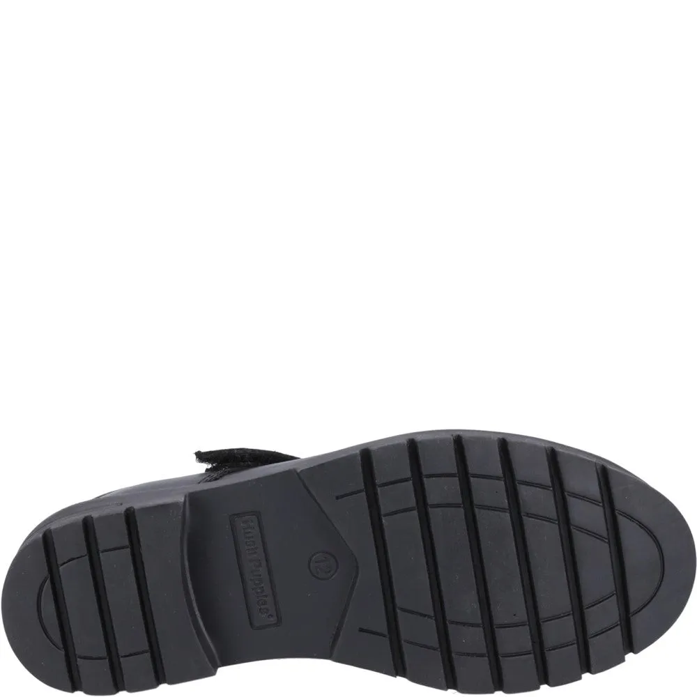 Black Tanya XL Senior School Shoes