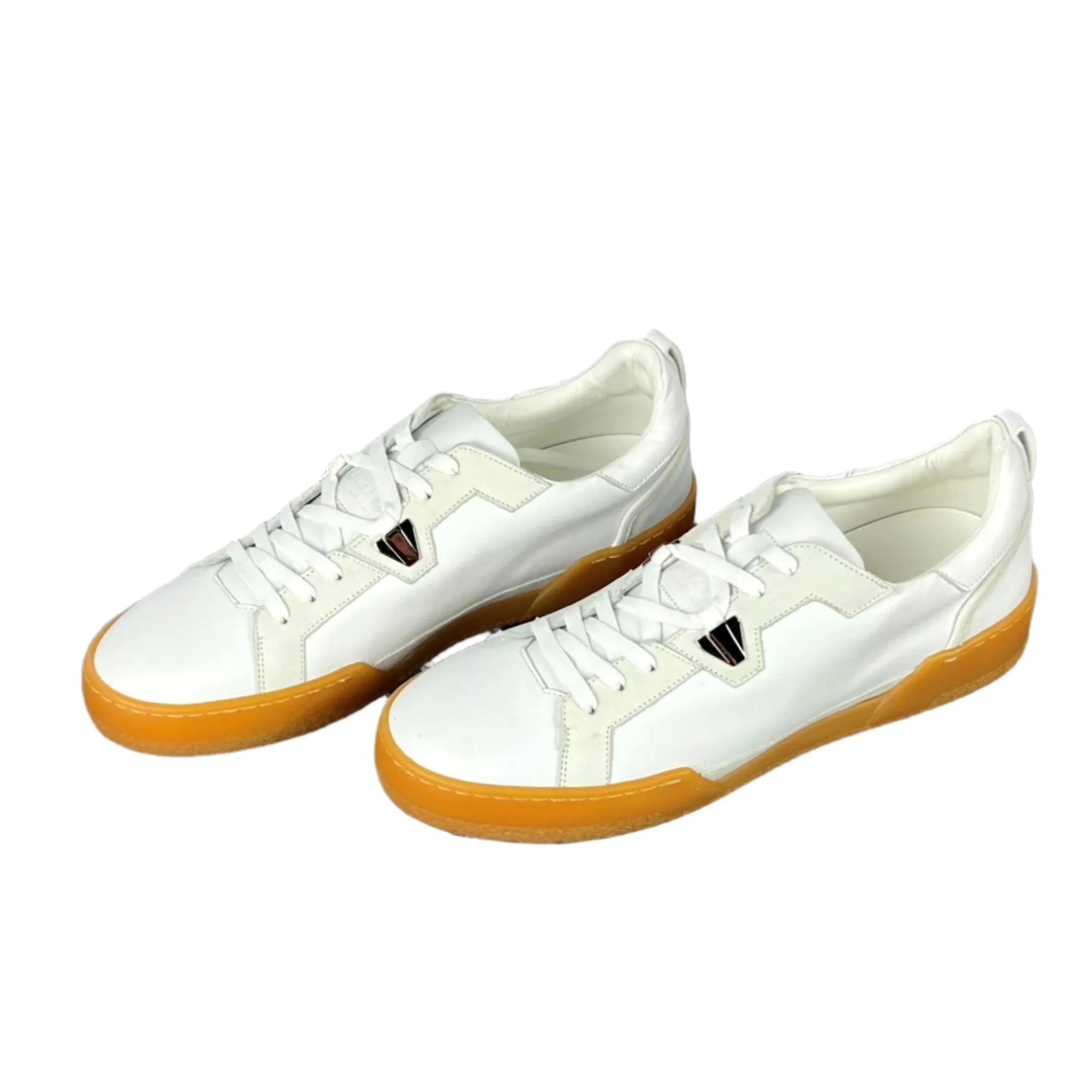 Buscemi Men's Score White Nubuck Sneakers SAMPLE
