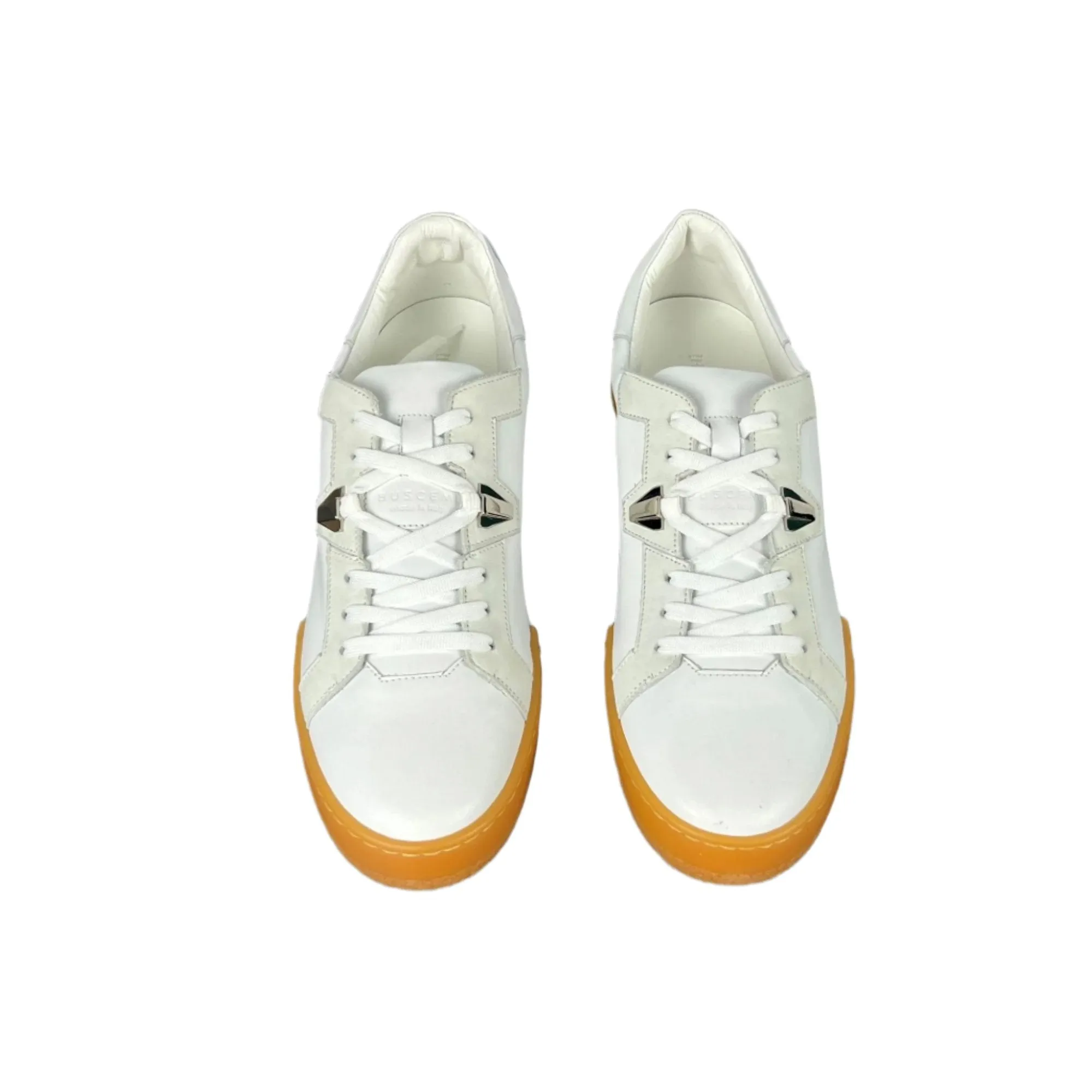 Buscemi Men's Score White Nubuck Sneakers SAMPLE