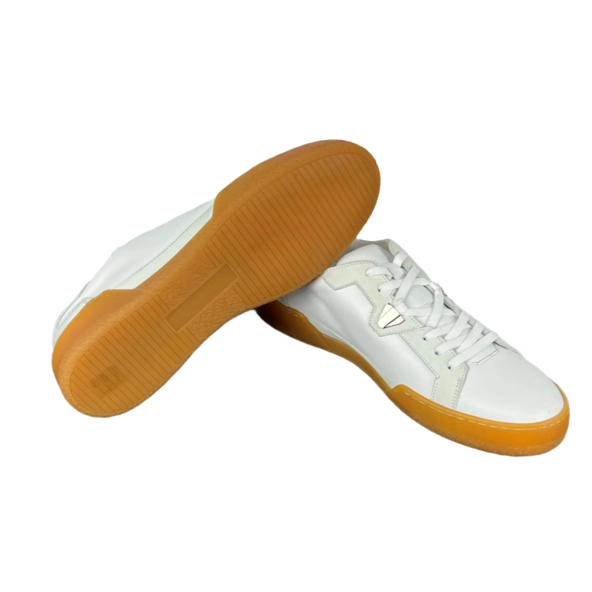 Buscemi Men's Score White Nubuck Sneakers SAMPLE