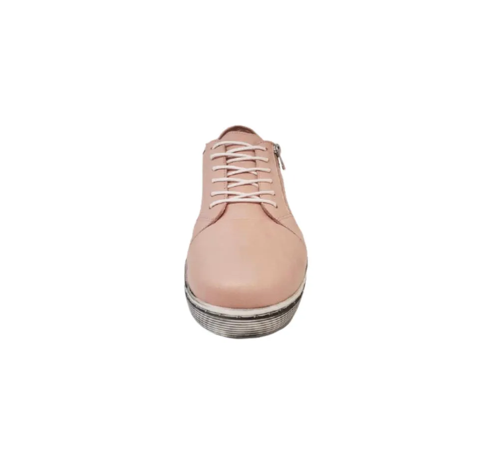 Cabello Comfort EG18 Powder 6 Eyelet Zip Shoe Made In Turkey