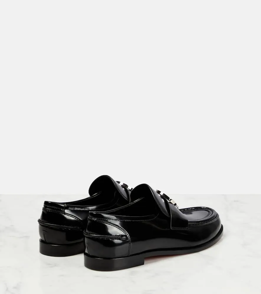 Christian Louboutin CL Moc leather loafers