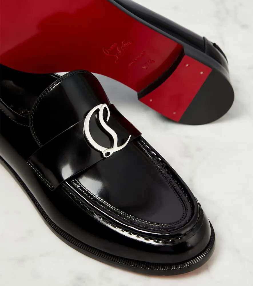 Christian Louboutin CL Moc leather loafers
