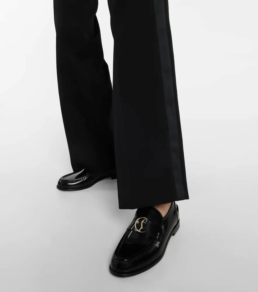 Christian Louboutin CL Moc leather loafers