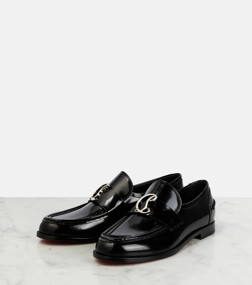 Christian Louboutin CL Moc leather loafers