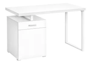 Computer Desk, Home Office, Laptop, Left, Right Set-Up, Storage Drawers, Work, Contemporary, Modern by Couch.com