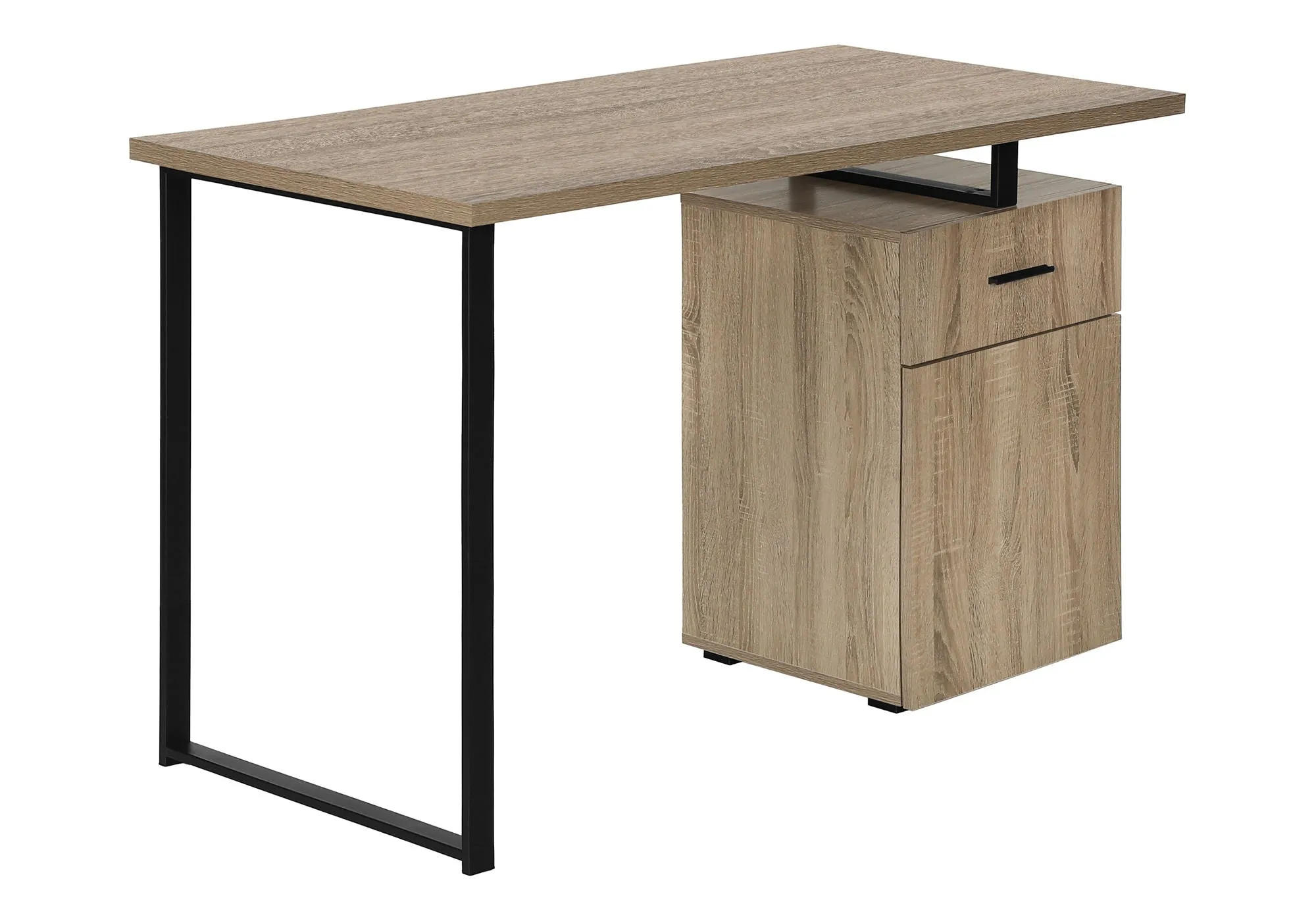 Computer Desk, Home Office, Laptop, Left, Right Set-Up, Storage Drawers, Work, Contemporary, Modern by Couch.com
