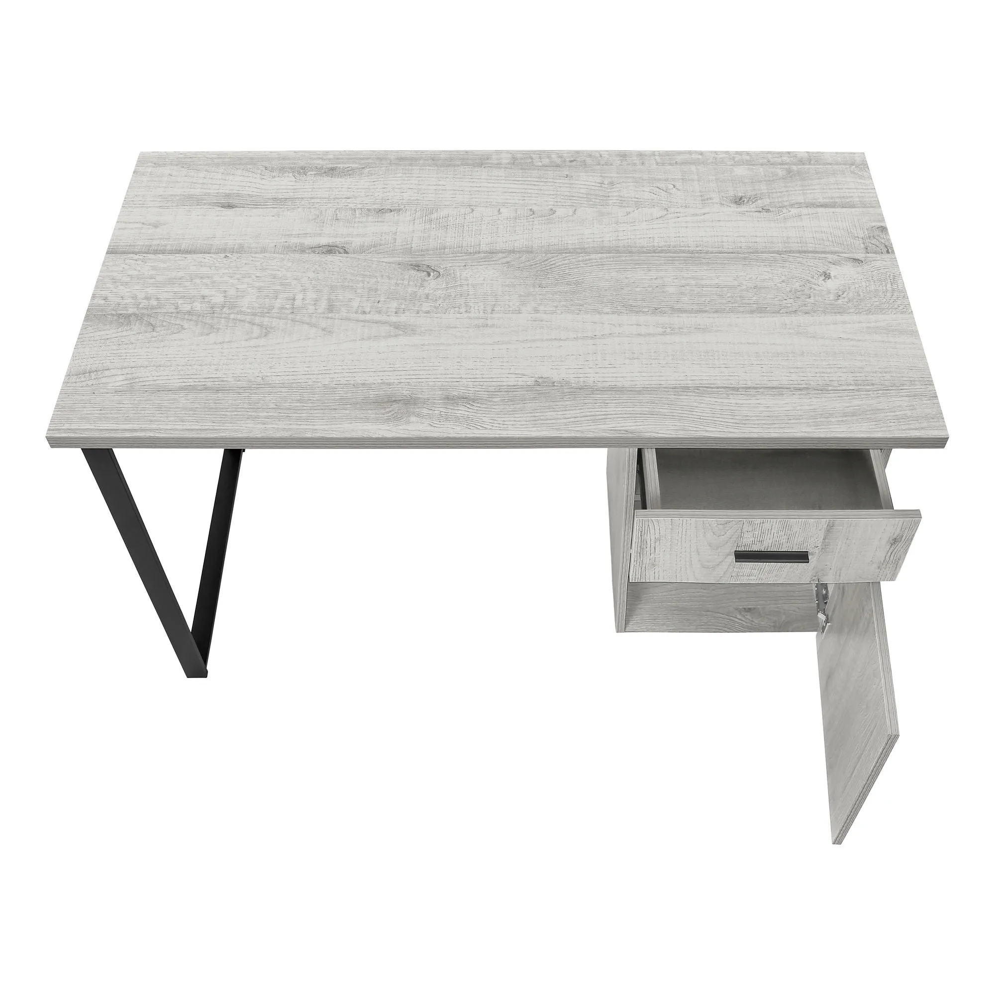 Computer Desk, Home Office, Laptop, Left, Right Set-Up, Storage Drawers, Work, Contemporary, Modern by Couch.com