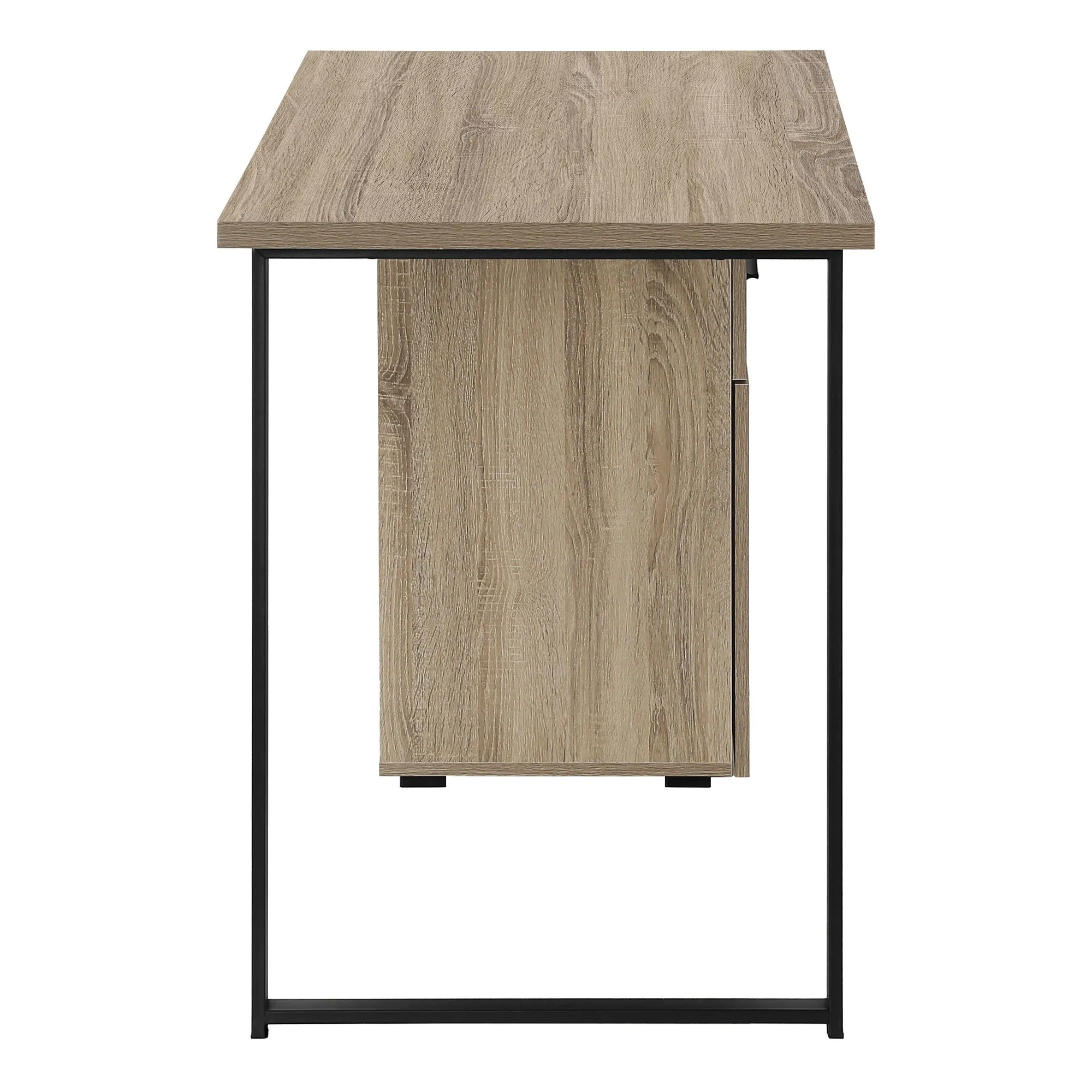 Computer Desk, Home Office, Laptop, Left, Right Set-Up, Storage Drawers, Work, Contemporary, Modern by Couch.com