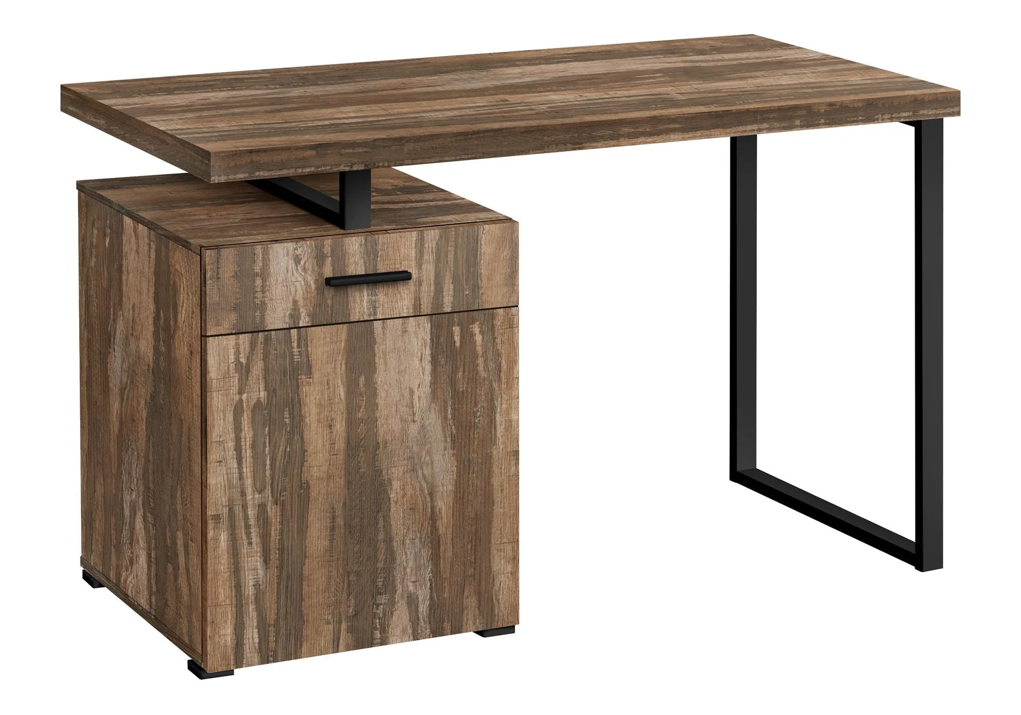 Computer Desk, Home Office, Laptop, Left, Right Set-Up, Storage Drawers, Work, Contemporary, Modern by Couch.com