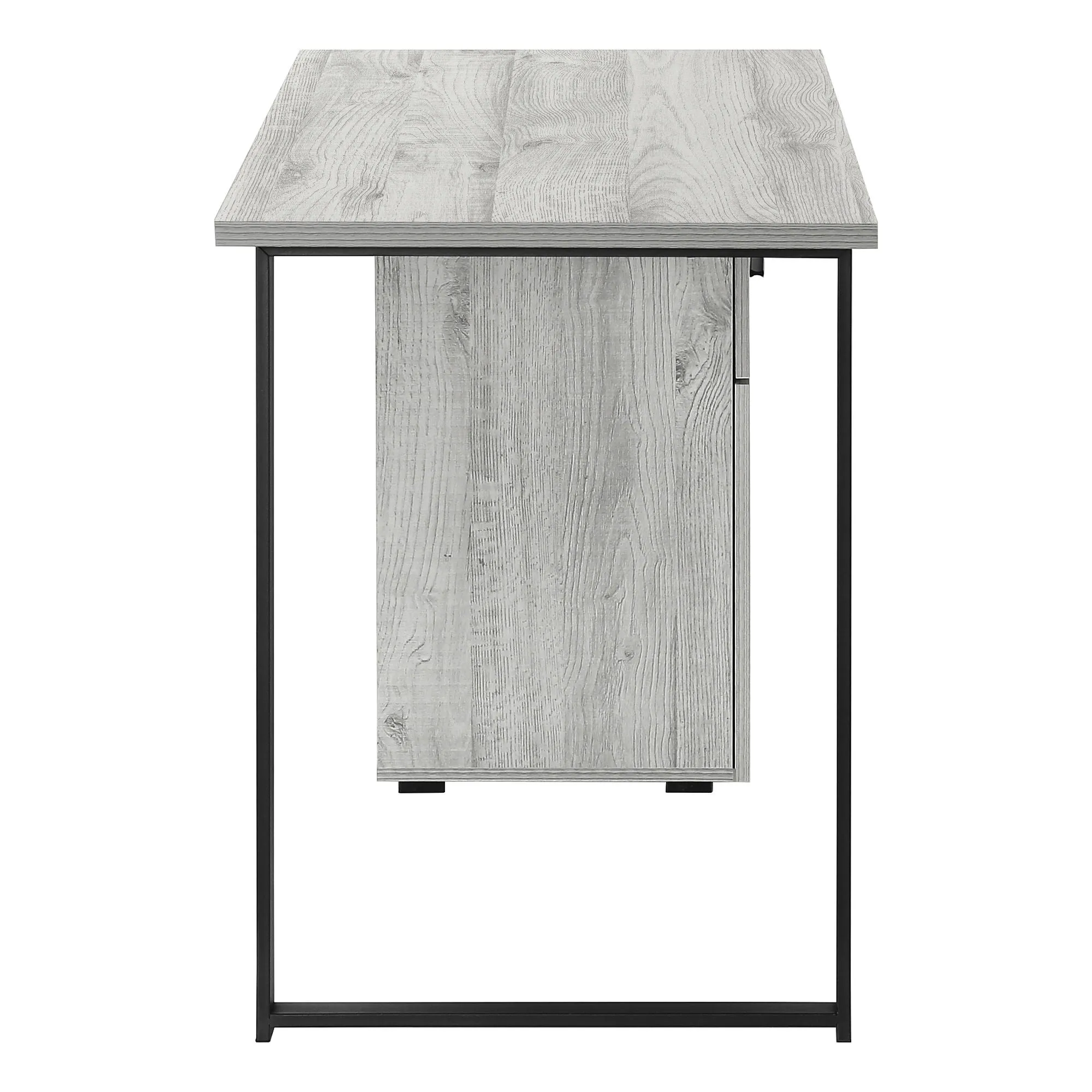Computer Desk, Home Office, Laptop, Left, Right Set-Up, Storage Drawers, Work, Contemporary, Modern by Couch.com