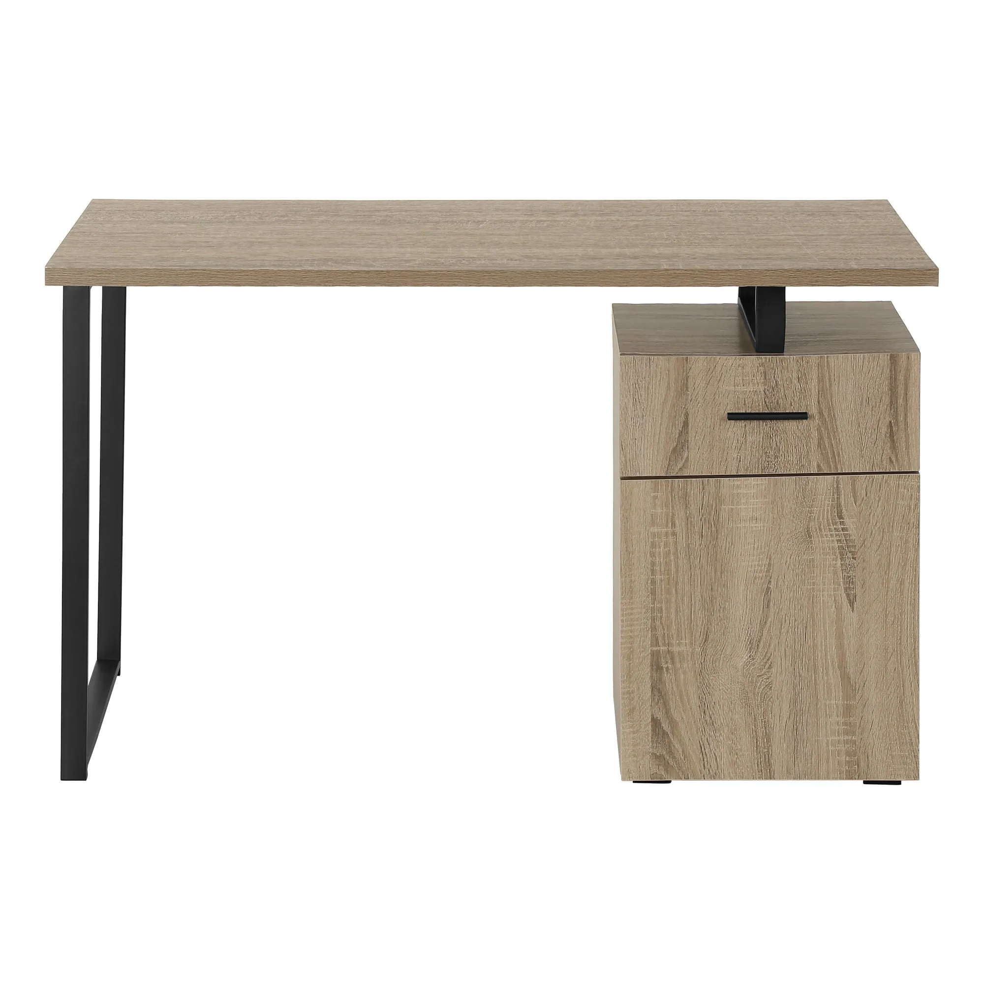 Computer Desk, Home Office, Laptop, Left, Right Set-Up, Storage Drawers, Work, Contemporary, Modern by Couch.com