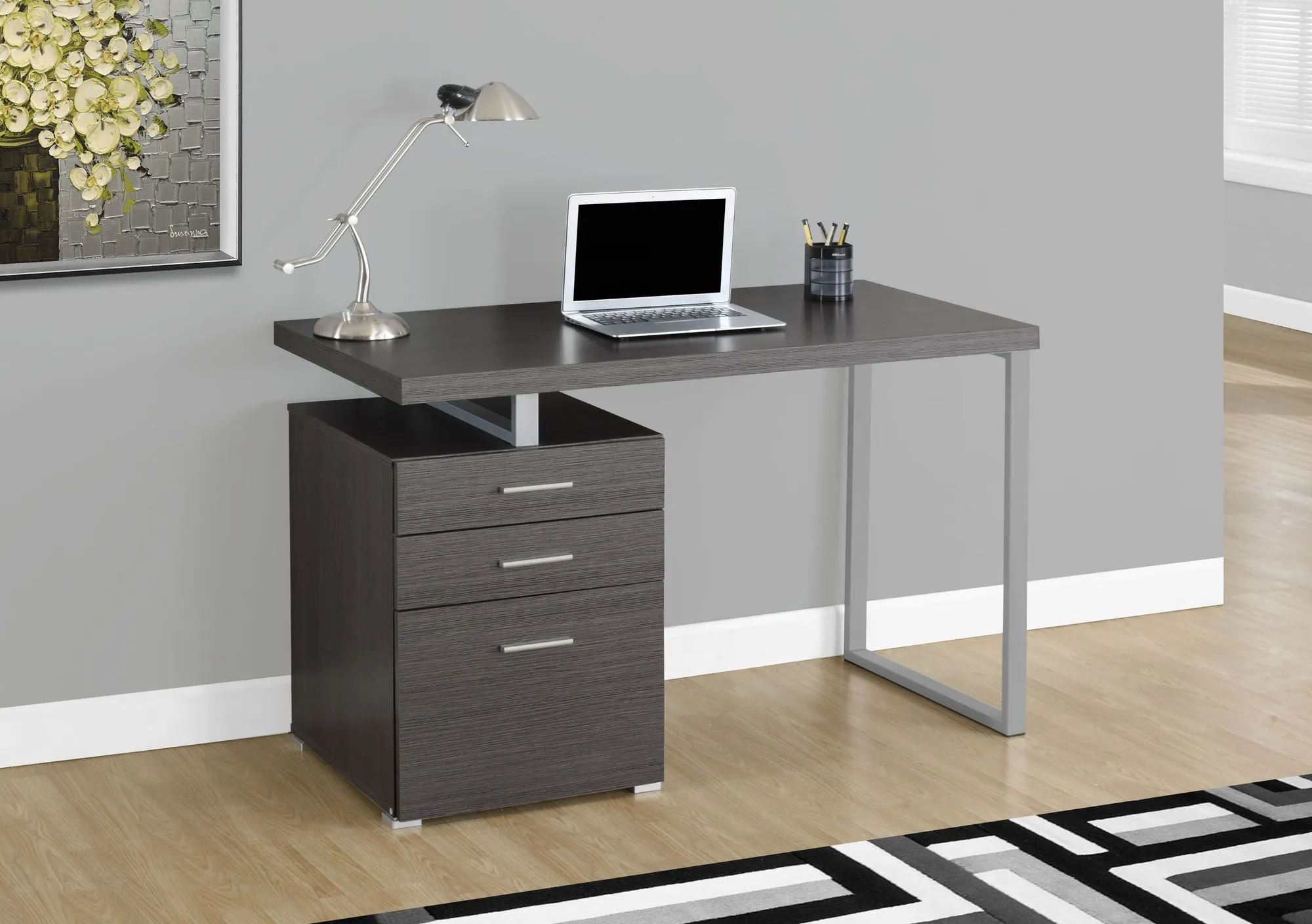 Computer Desk Left Right Set-Up Storage Drawers For Home Office by Couch.com