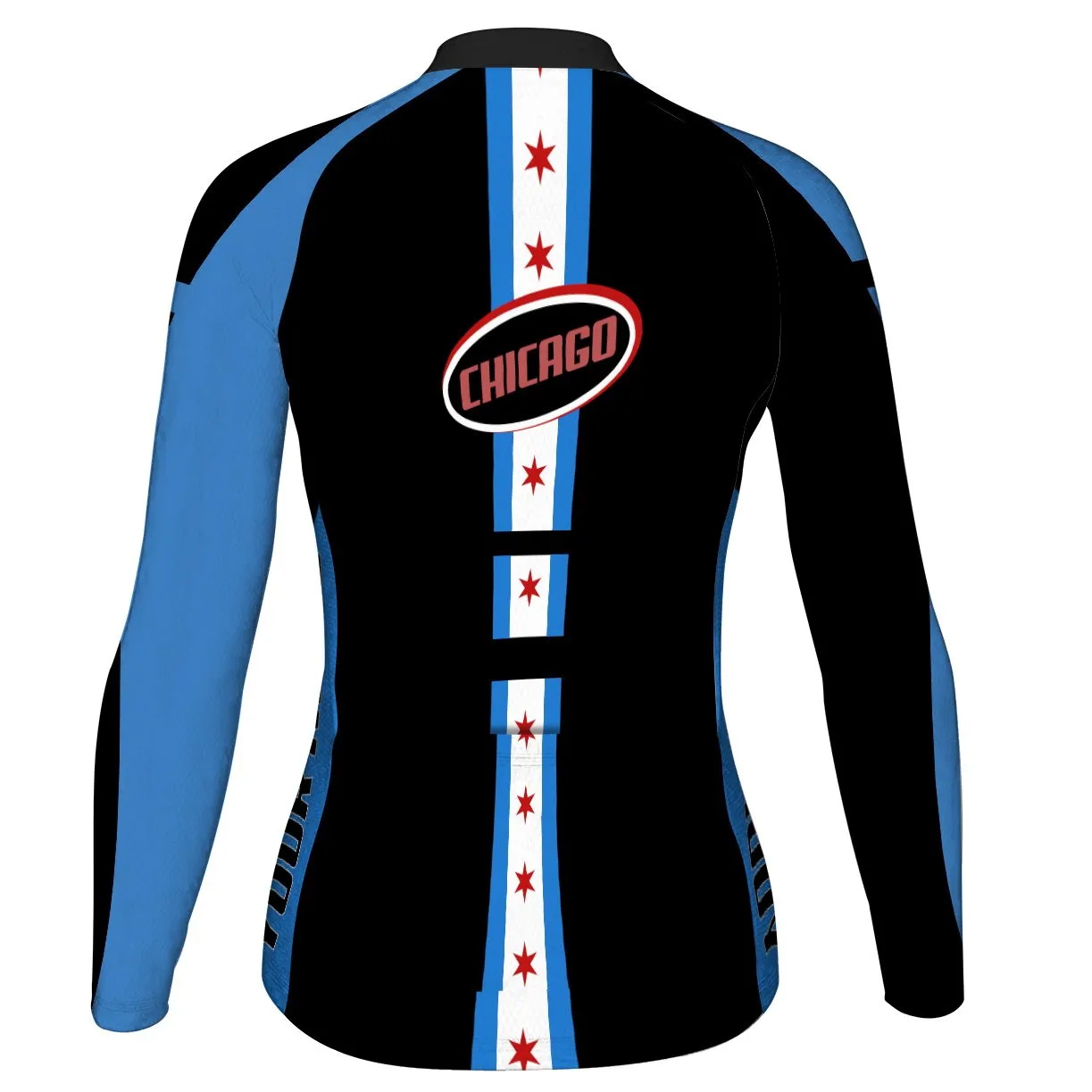 Customized Chicago Winter Thermal Fleece Long Sleeve For Women