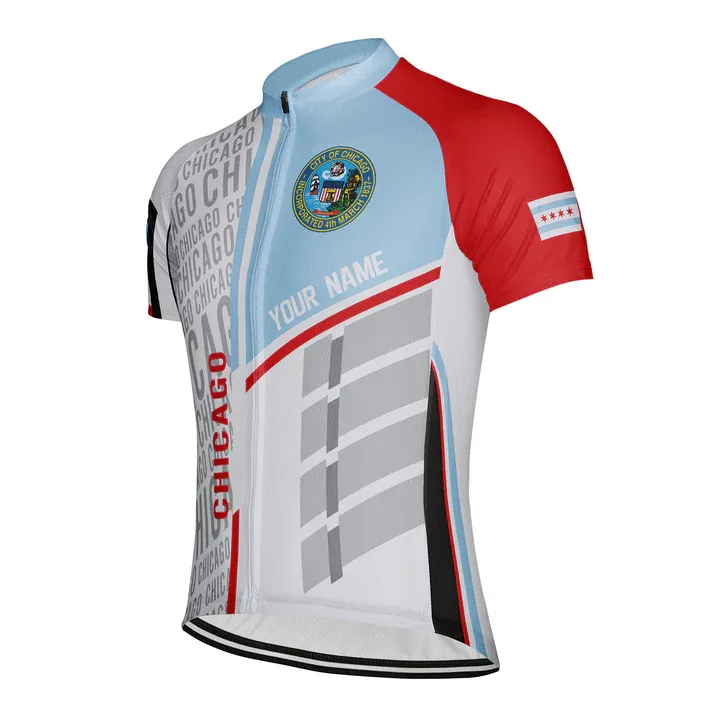 Customized Chicago Winter Thermal Fleece Short Sleeve For Men