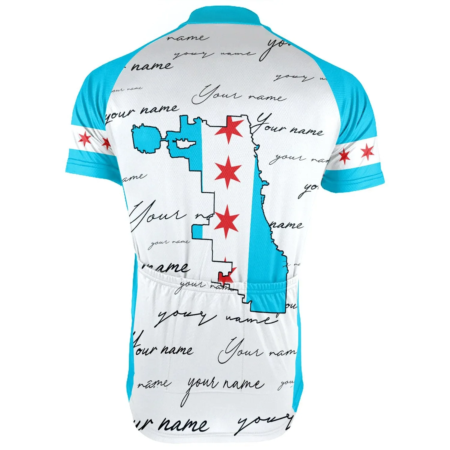Customized Chicago Winter Thermal Fleece Short Sleeve For Men