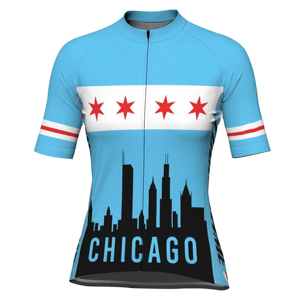 Customized Chicago Winter Thermal Fleece Short Sleeve For Women