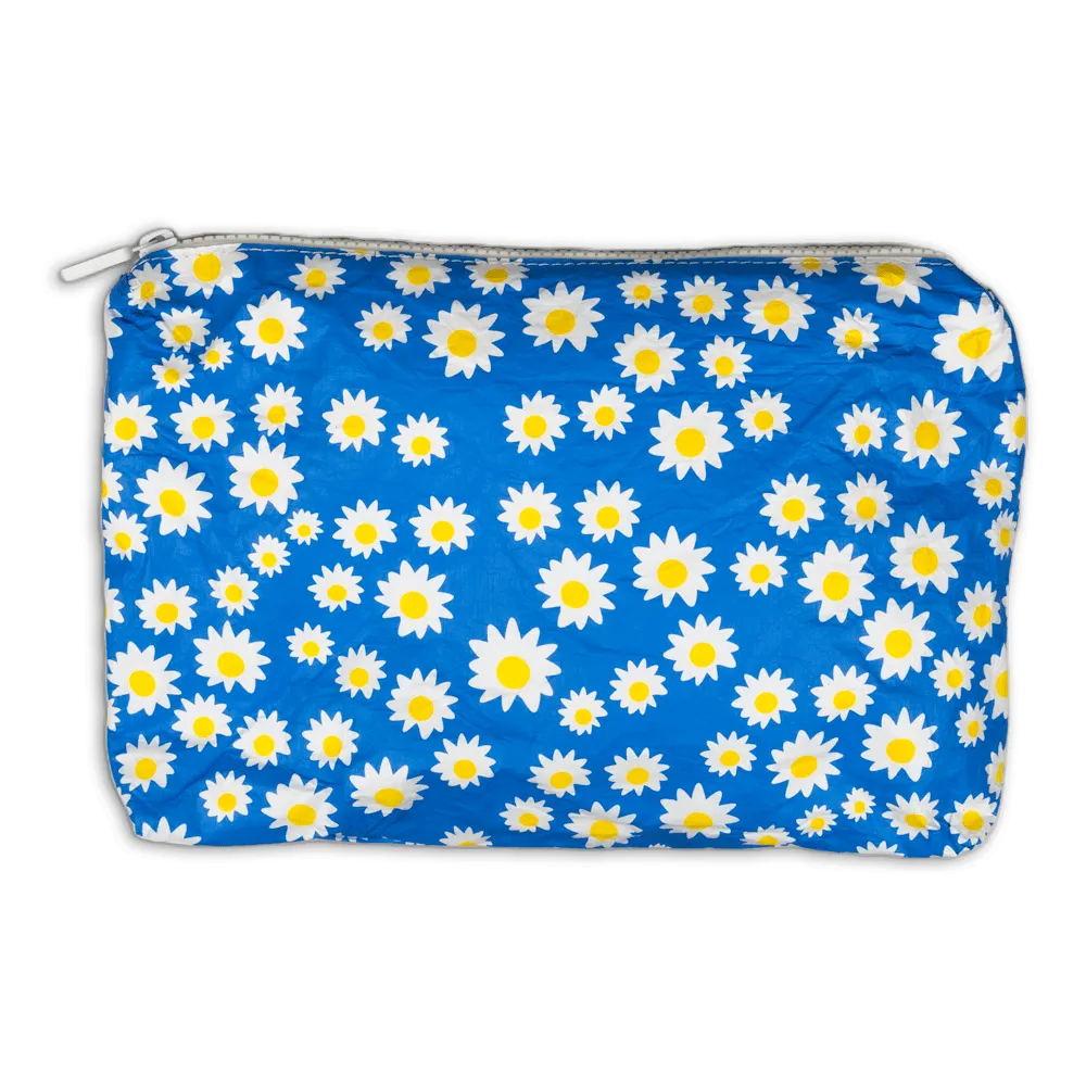 Daisy Water Resistant Tyvek Printed Pouch
