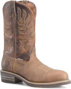 DOUBLE-H Men's Garza 12" Waterproof Round/Composite Toe Western Boot