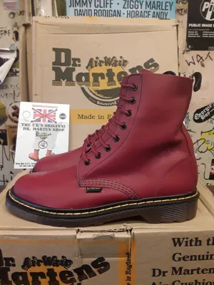 Dr Martens 1460 Vintage 90's, Size UK5, Made in England, Cherry Waxy Boots, Womens Boots, 8 eye Ankle Boots