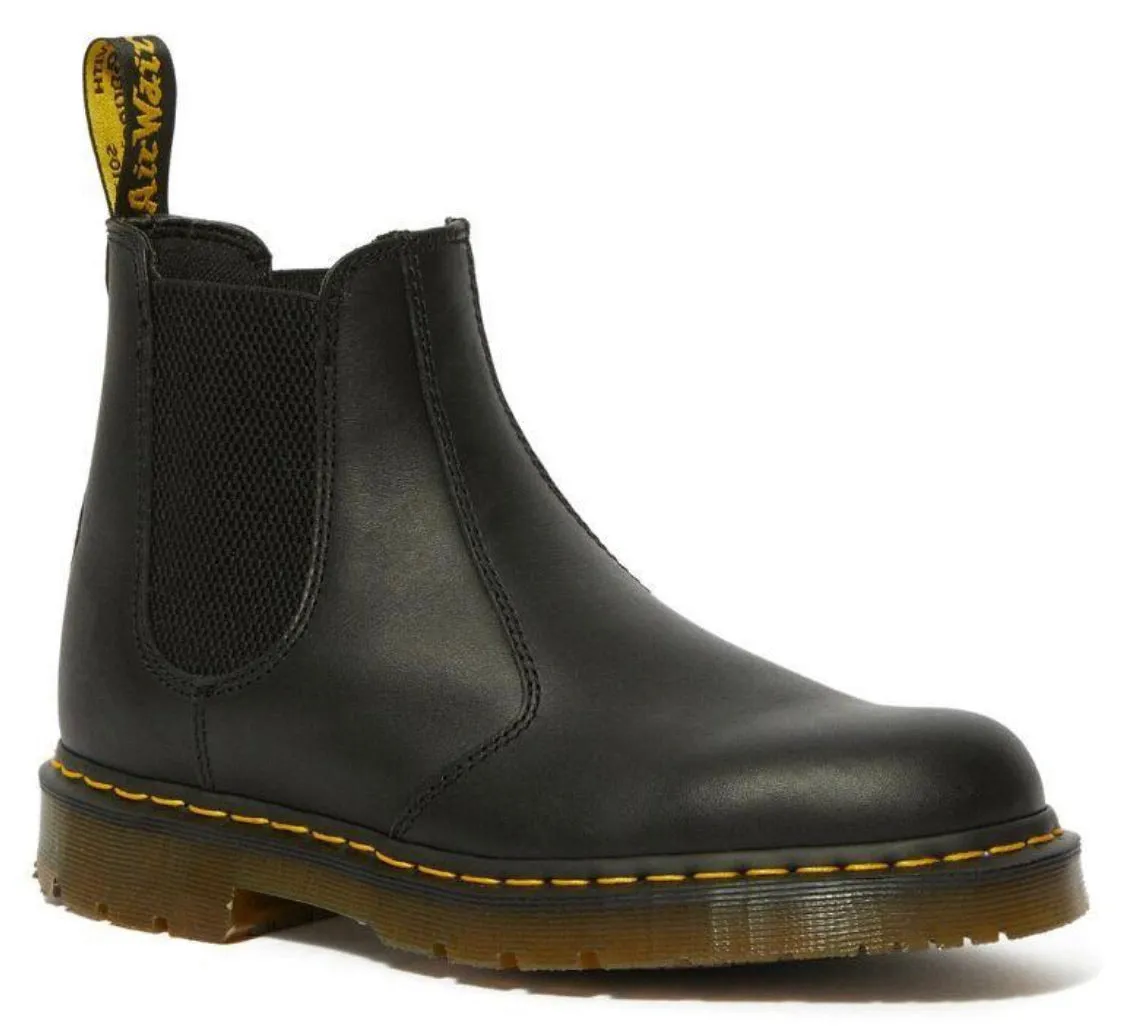 Dr. Martens 2976 Black Slip Resistant Chelsea Elastic Sided Boot