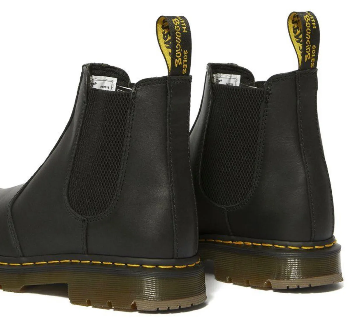 Dr. Martens 2976 Black Slip Resistant Chelsea Elastic Sided Boot