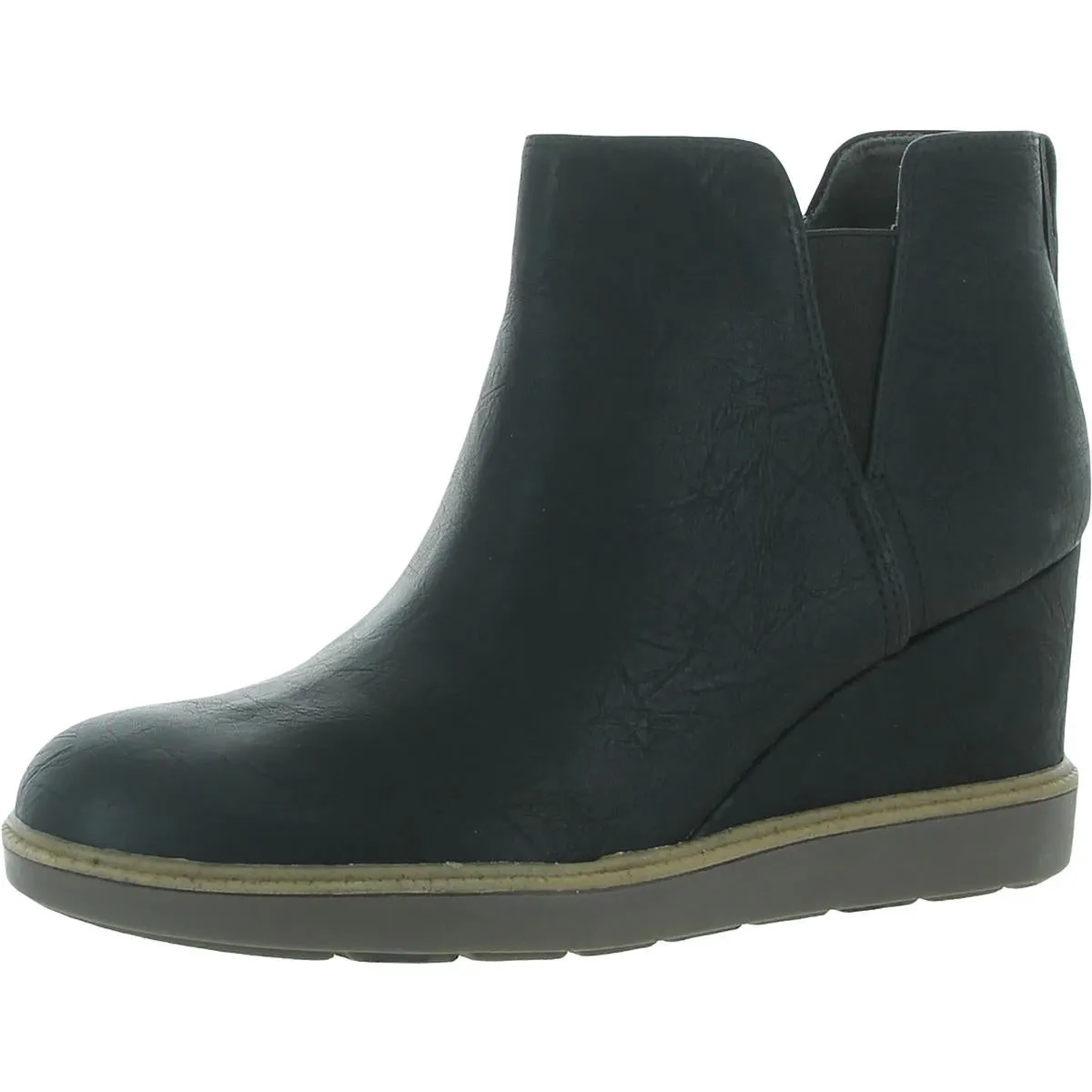 Dr. Scholl's Shoes Womens Johnnie Comfort Insole Ankle Wedge Boots