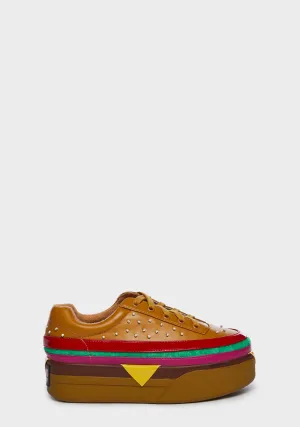 Extra Cheese Plz Burger Sneakers
