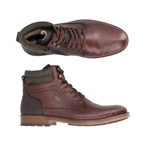 F4544 Lace Up Ankle Boot
