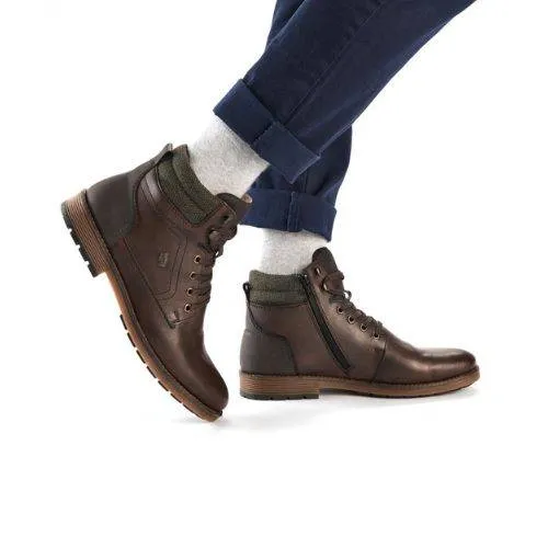 F4544 Lace Up Ankle Boot