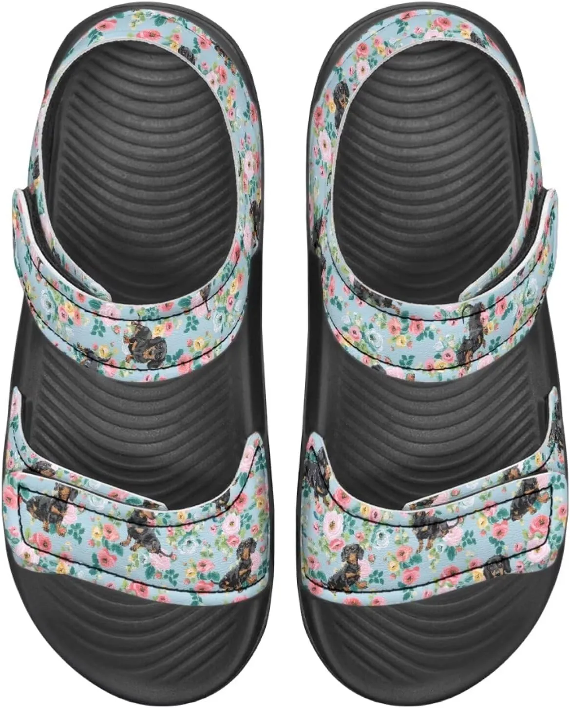 Forchrinse Girls Summer Sandals Outdoor Sport Athletic Sandals Open Toe Beach Water Shoes for Toddler Little/Big Kid