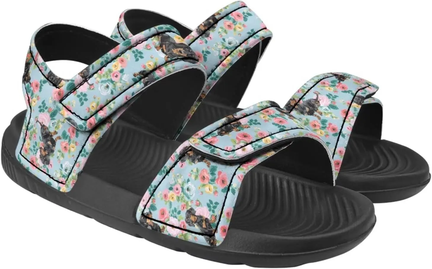 Forchrinse Girls Summer Sandals Outdoor Sport Athletic Sandals Open Toe Beach Water Shoes for Toddler Little/Big Kid