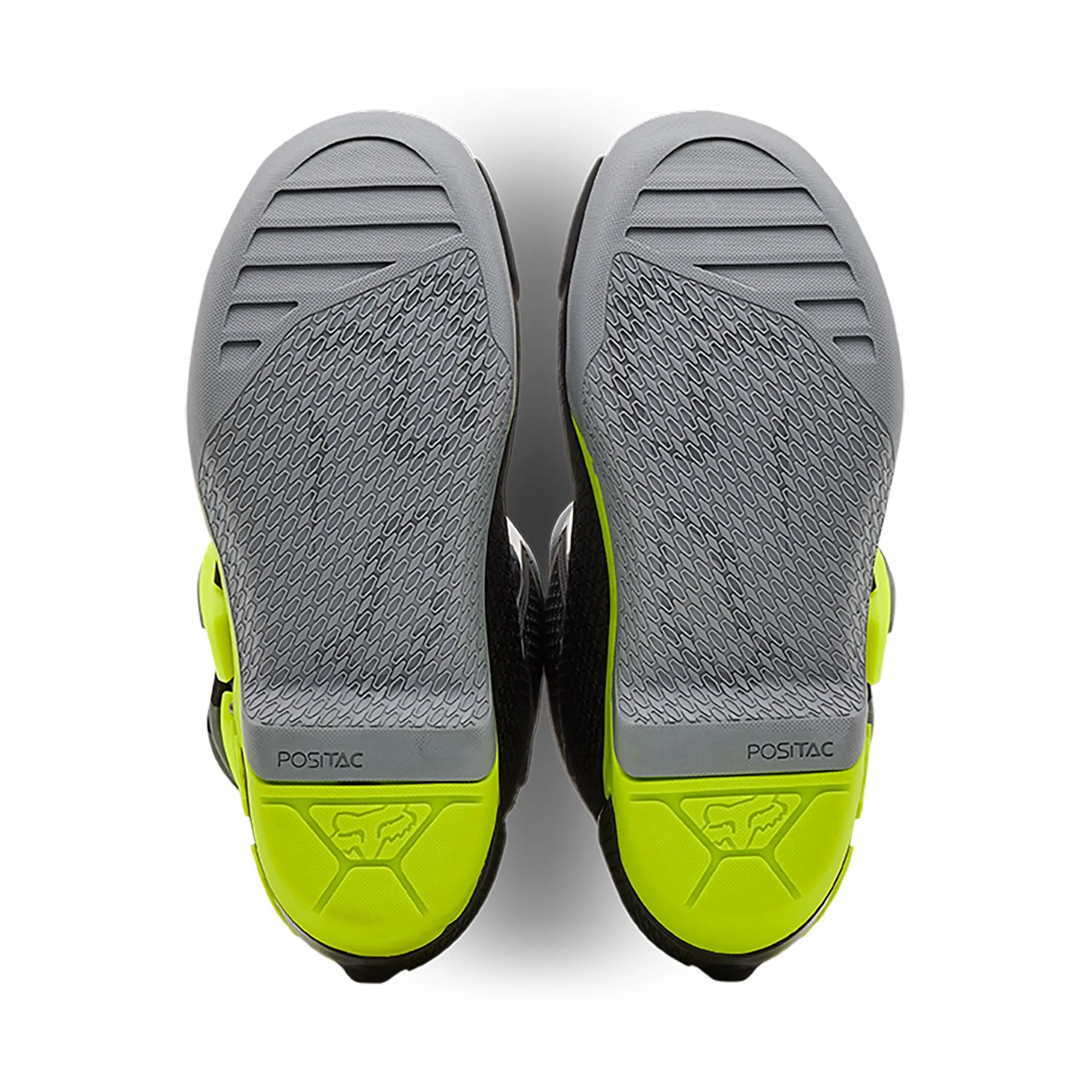 Fox Racing Youth Comp Off-Road Offroad Boots Grey/Yellow