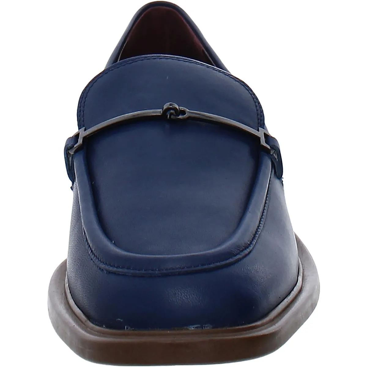 Franco Sarto Womens Eda Leather Slip On Loafers
