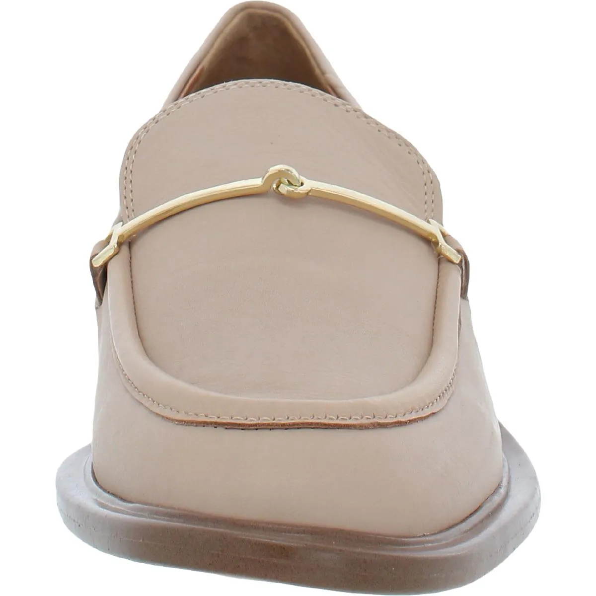 Franco Sarto Womens Eda Leather Slip On Loafers