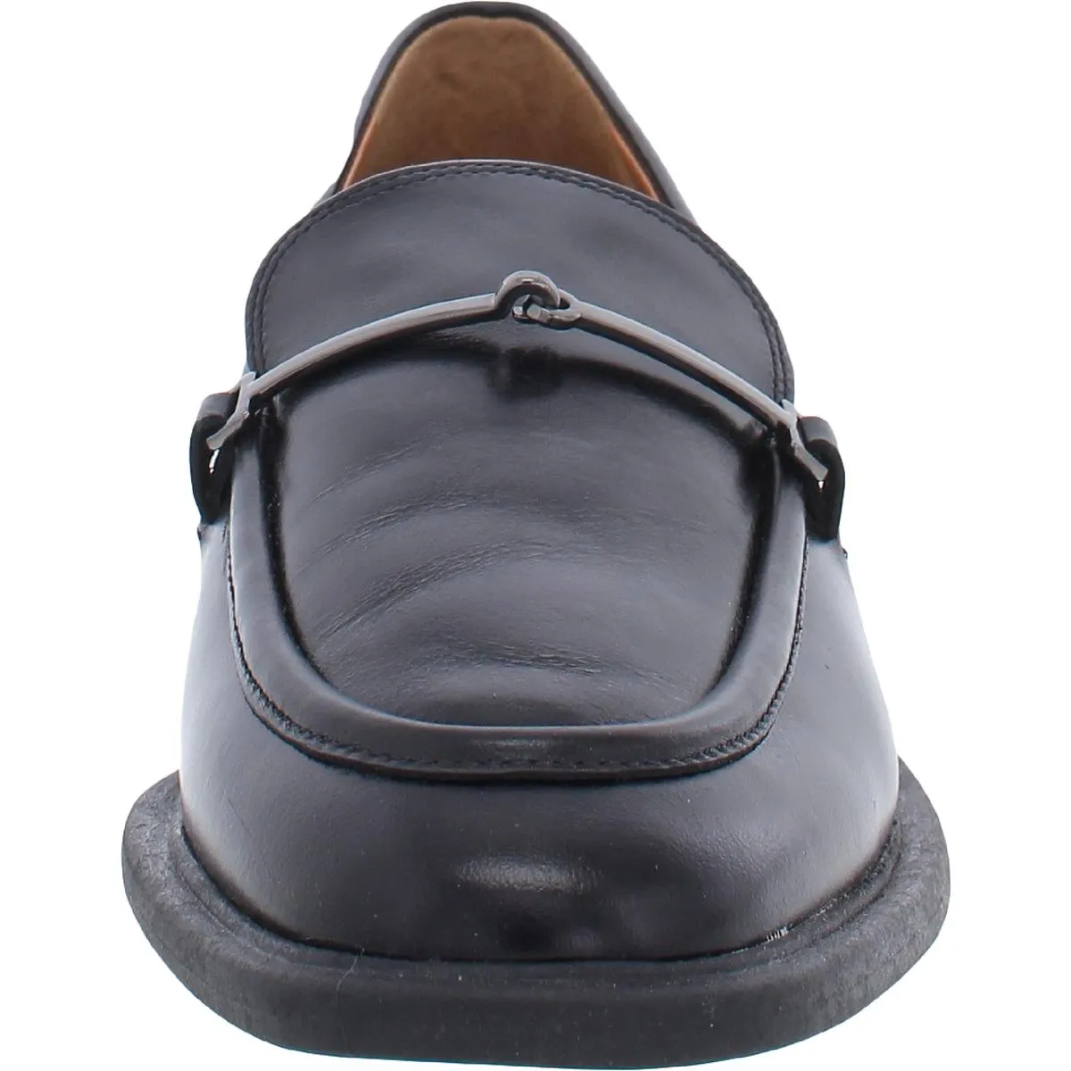 Franco Sarto Womens Eda Leather Slip On Loafers