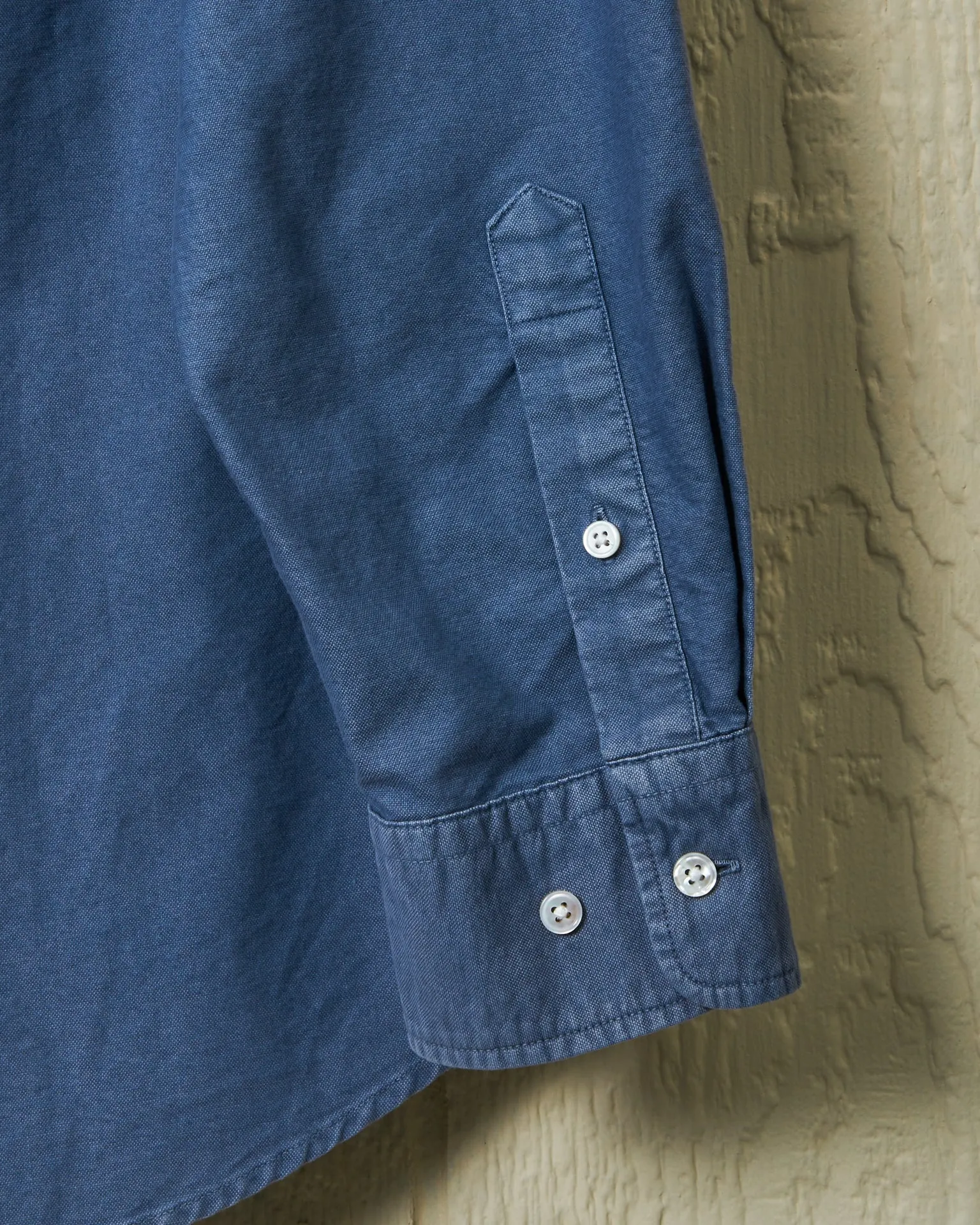 Garment Dyed Oxford Shirt in Weathered Navy