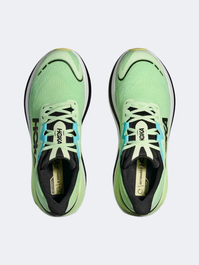 Hoka Skyward X Men Running Shoes Luna Moth/Black