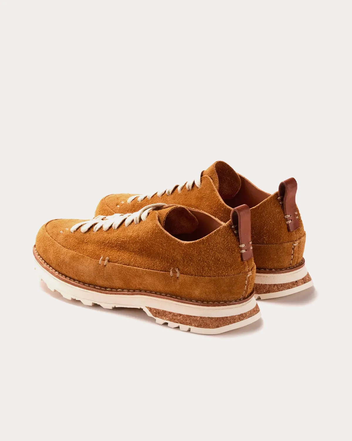 Lugged Runner Tan Low Top Sneakers