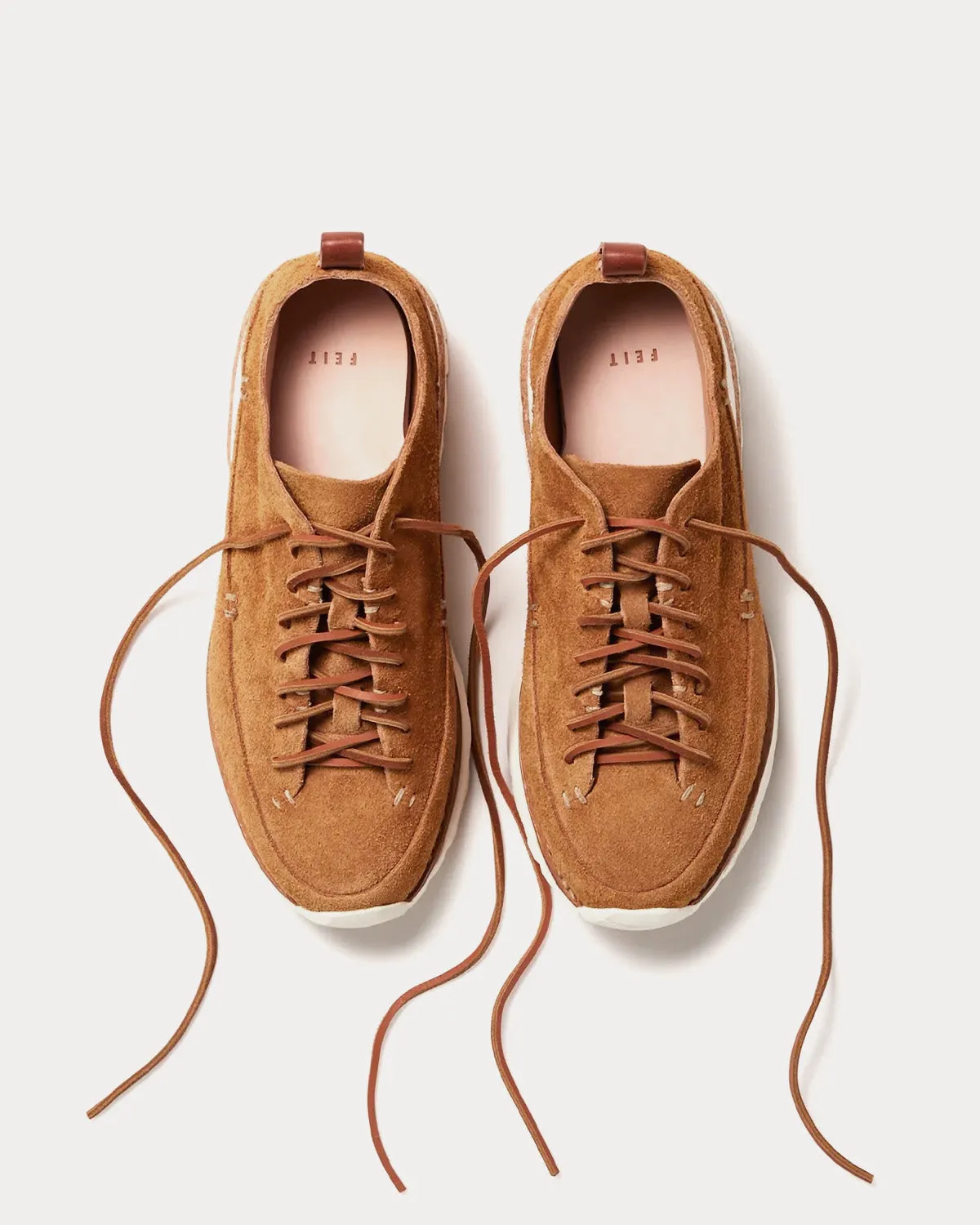 Lugged Runner Tan Low Top Sneakers