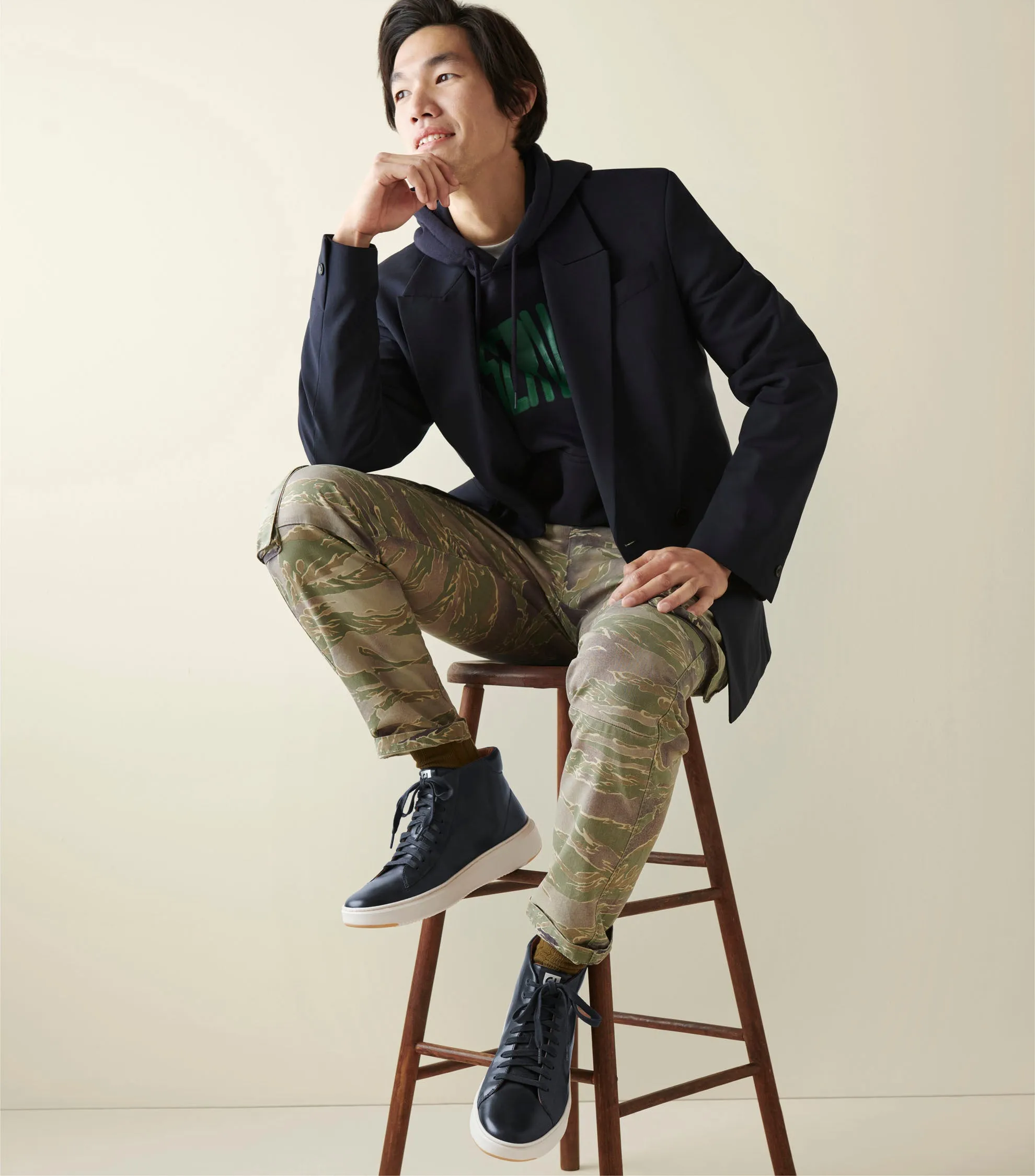 Men's GrandPrø Topspin Mid Sneaker