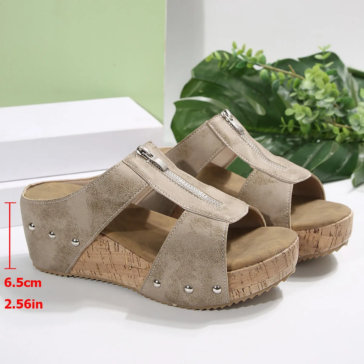 Nicole - Stylish Wedge Sandals